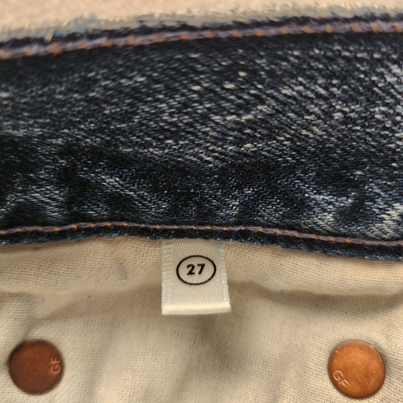 GRLFRND Helena Button Front High-Rise Straight Crop Leg Jeans - Picture 5 of 14